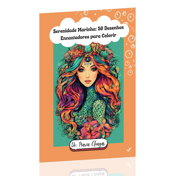 Serenidade Marinha: 50 Desenhos Encantadores para Colorir