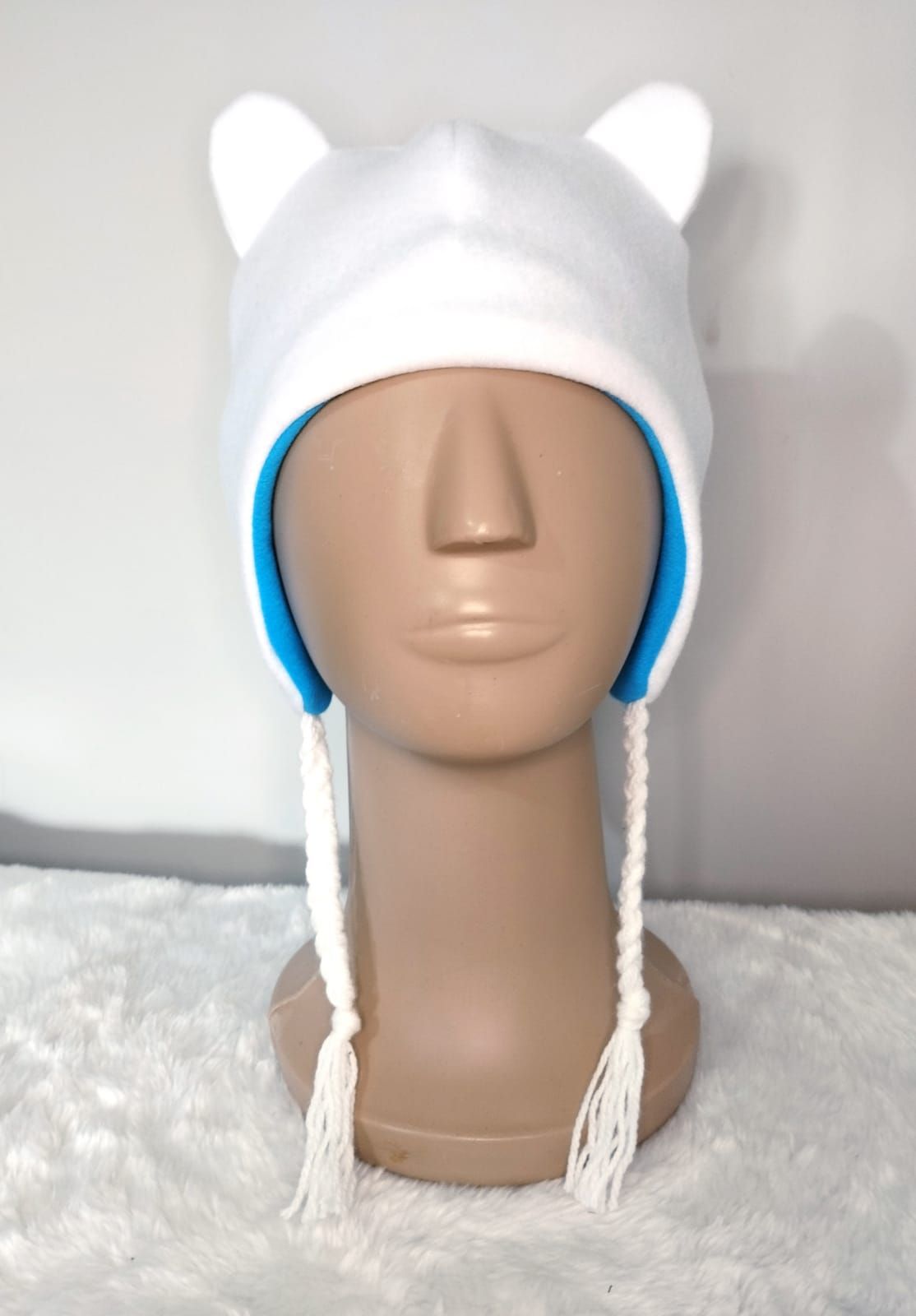 Gorro Touca Cosplay Finn o Humano Quentinho