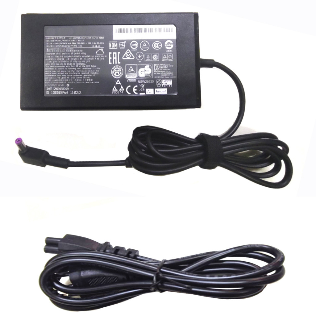 Carregador Compativel Para Notebook Gamer Acer 19v 7.1a 135w Adp-135kb ac06