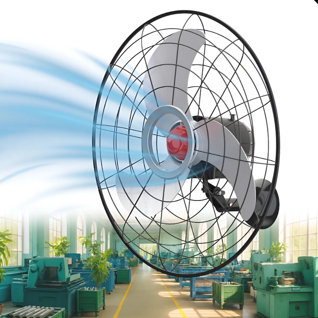 Ventilador Profissional De Parede Oscilante Power Premium 3 Pás 70cm 127v 230W Ventisol