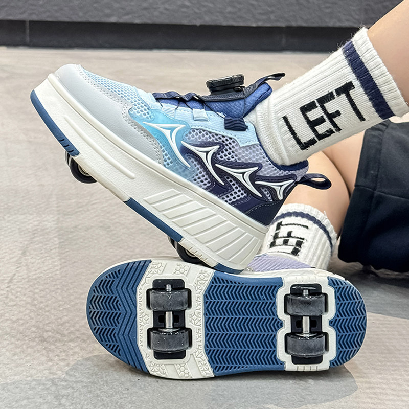 [Special offer] Boys' roller shoes2026New Summer Children's Mesh Roller Skates with Swivel Buckle for Older Kids, Autumn