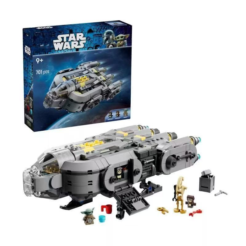 701pcs Anzel Starship Blocos de construção compatíveis Star Wars Series Brinquedos montados Blocos de construção educaci
