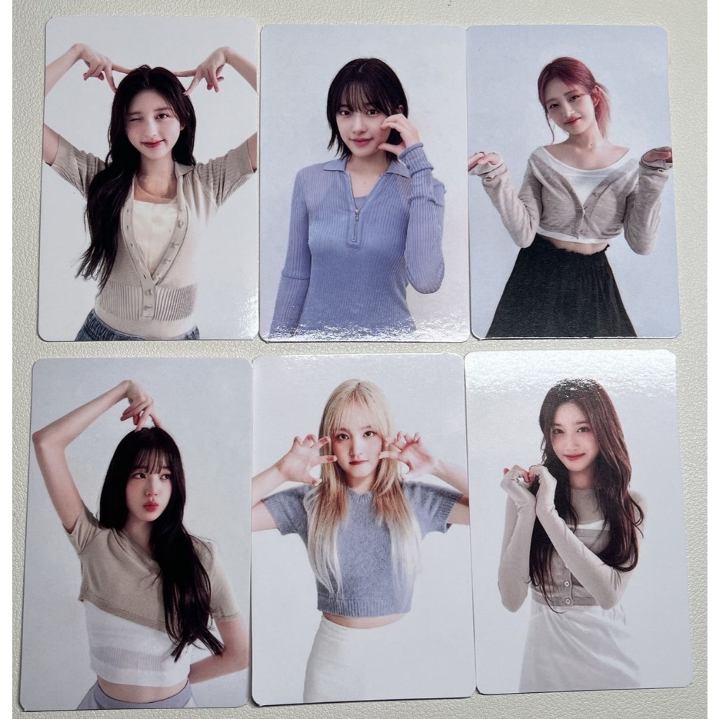 Oficial IVE Starship POB PB Versão Cartão Fotográfico Dupla Face Um Yujin Gaeul Rei Jang Wonyoung Liz Leeseo De Benefíci