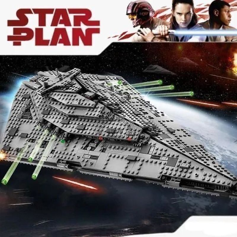 1457 PCS Compatível Lego Star Wars Série Primeira Ordem J-Starship Imperial Nave Espacial Montado Bloco de Construção Br