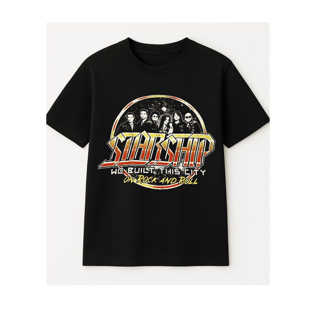 Camiseta Rock Vintage 100% Algodão – Modelo 