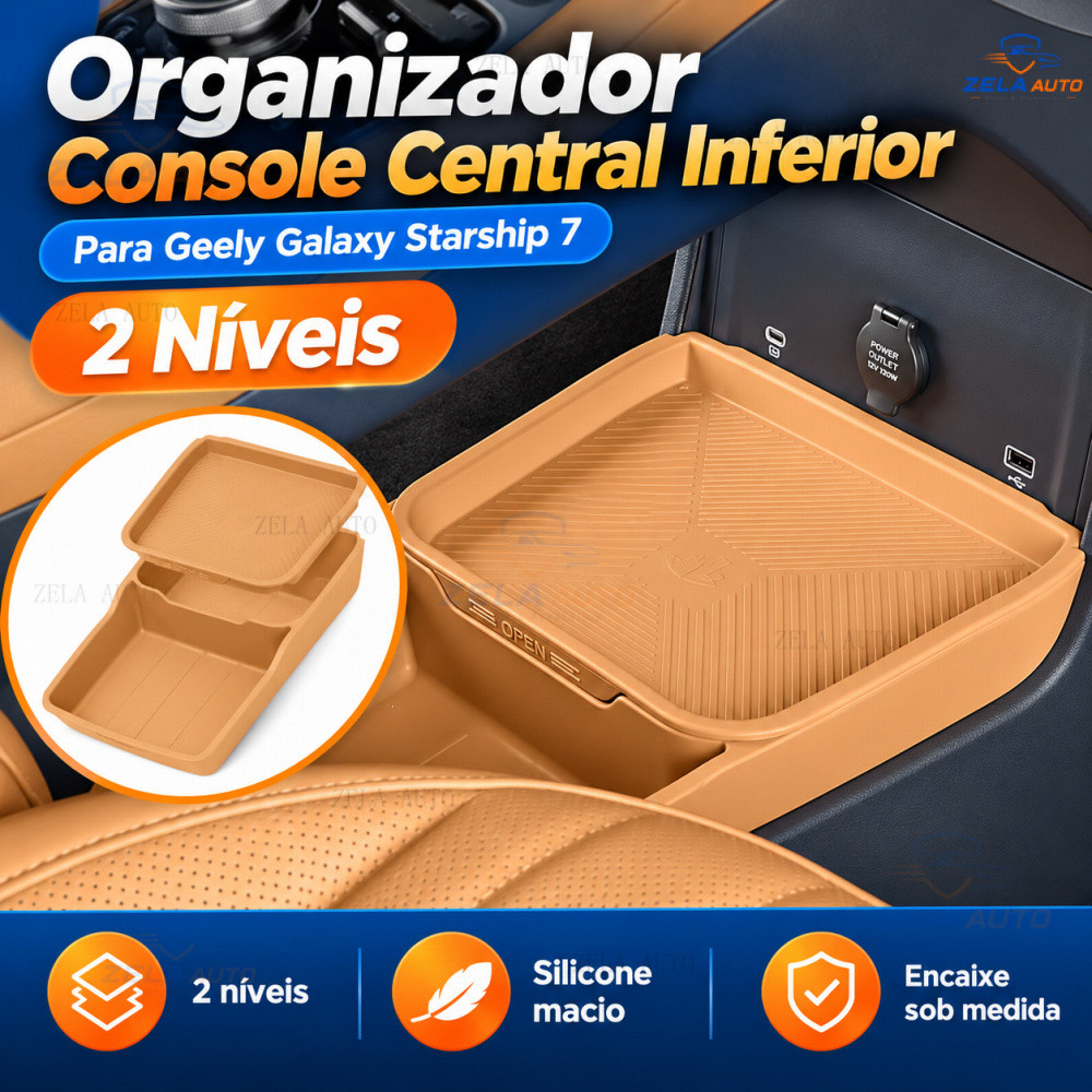 Para Geely Galaxy Starship 7  controle Central caixa de armazenamento de camada inferior suprimentos interiores do carro