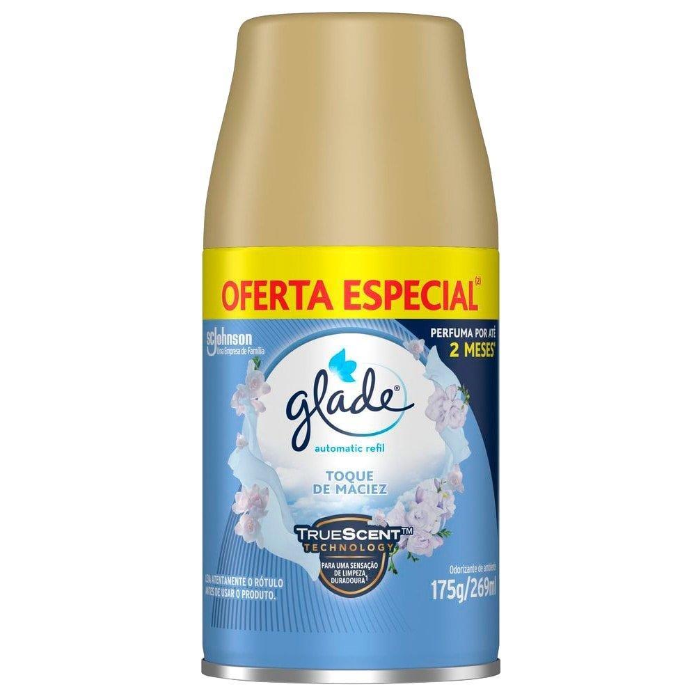 Purificador de Ar Glade Automatic Spray Toque de Maciez Refil 269ml