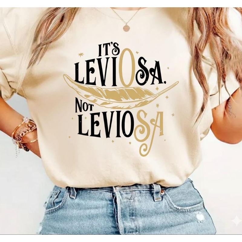 Camisa Hermione Camiseta It's LeviOsa Not Leviosa Blusa Harry Potter Universo