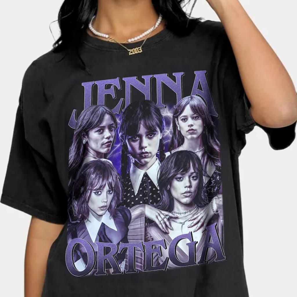 Camiseta T-shirt Unissex Algodão Jenna Ortega 90's