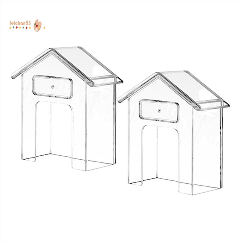 [Fast F] 2 PCS Capa De Campainha À Prova D'água Transparente Teclado Externo Adesivo De Plástico Anéis Externos Protetor