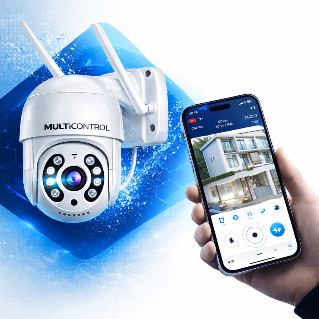 Câmera Segurança Externa Prova D'água Wifi Hd A8 App Yoosee Armazenamento De 128GB Com Visão Noturna