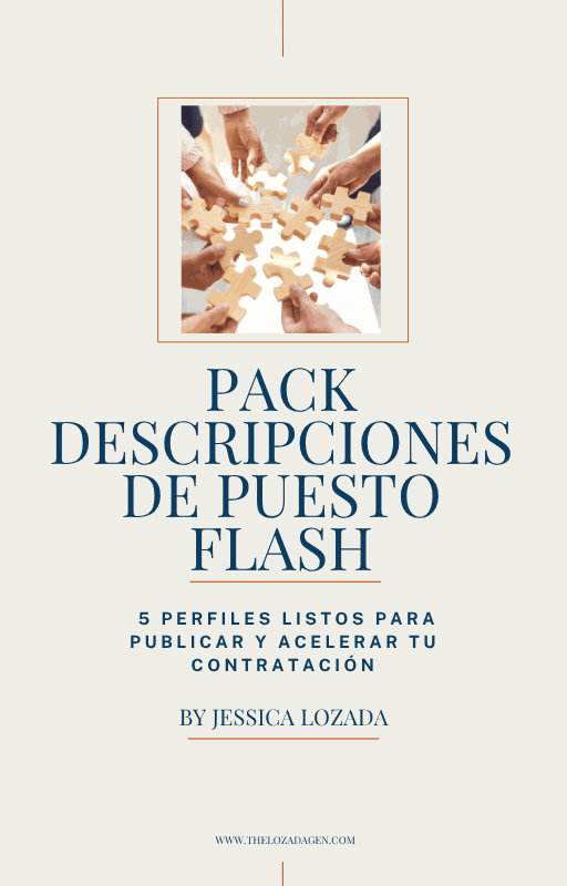 Pack Descripciones de Puesto Flash