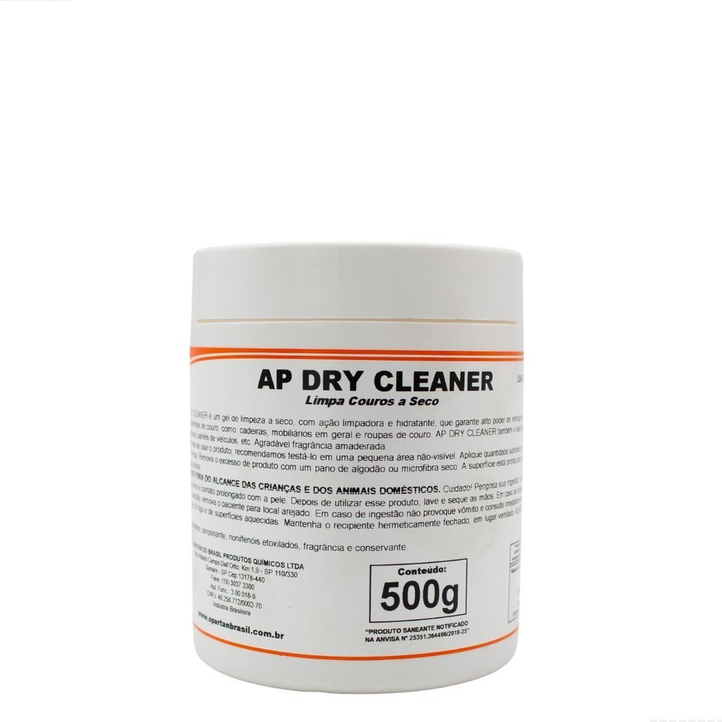 Limpador Para Couro Ap Dry Cleaner 500 G Spartan