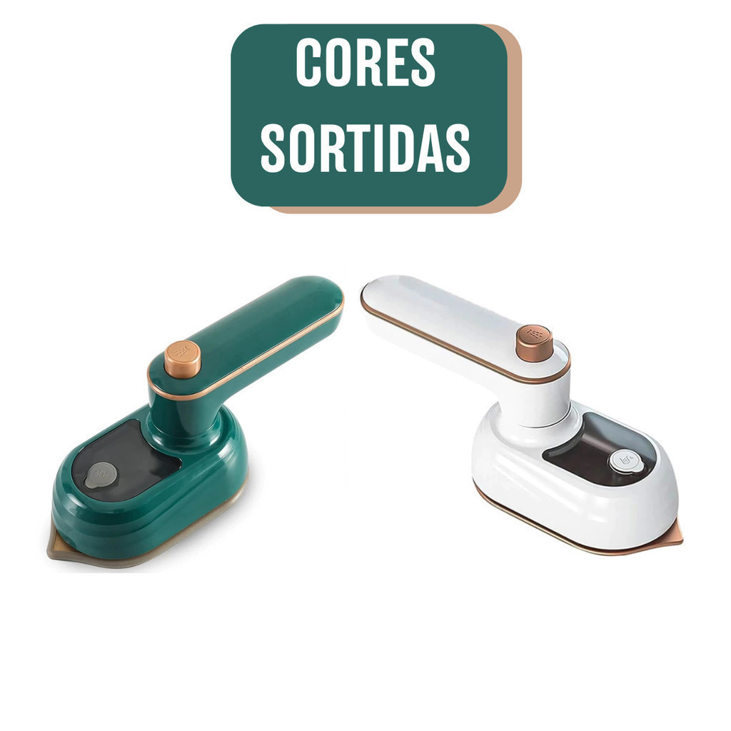 Ferro de Passar a Vapor Portátil: Suas Roupas Impecáv - Novo Pronta Entrega Qualidade Superior