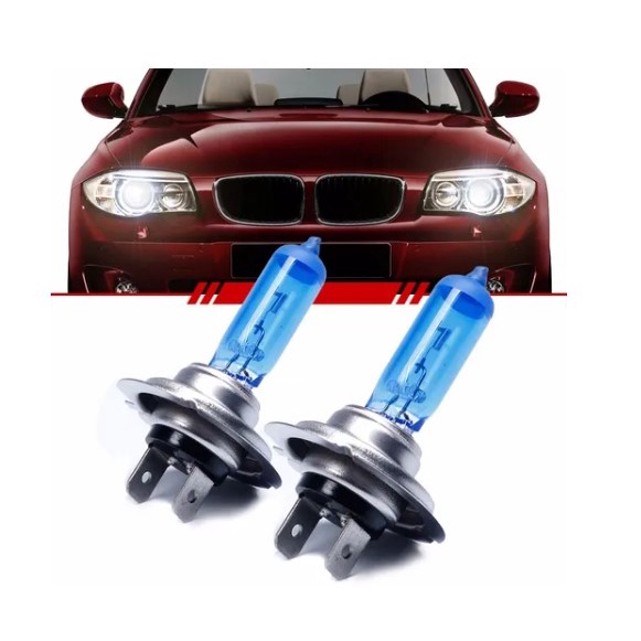 Kit Par Lâmpada H7 55w 12v 8500k Hid Brightness Super Branca