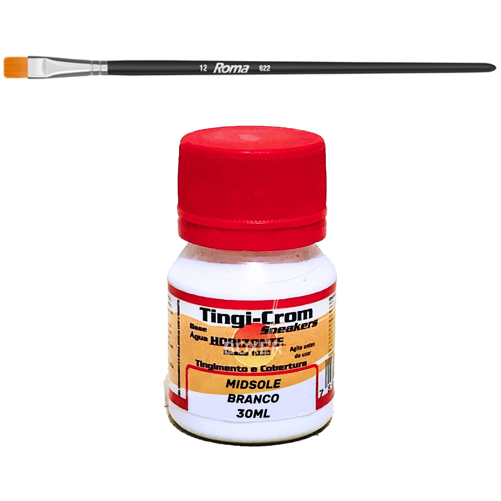 Tinta Midsole Solado Lateral Tenis Tingicrom Sneakers 30ml