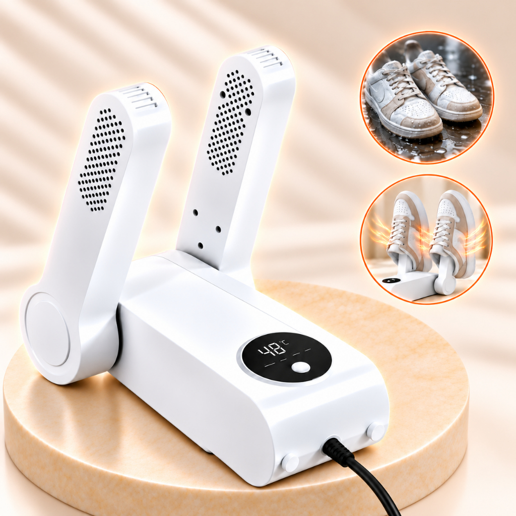 Secador De Sapatos Elétrico Tênis Anti Odor Mofo Portátil Uv 127V