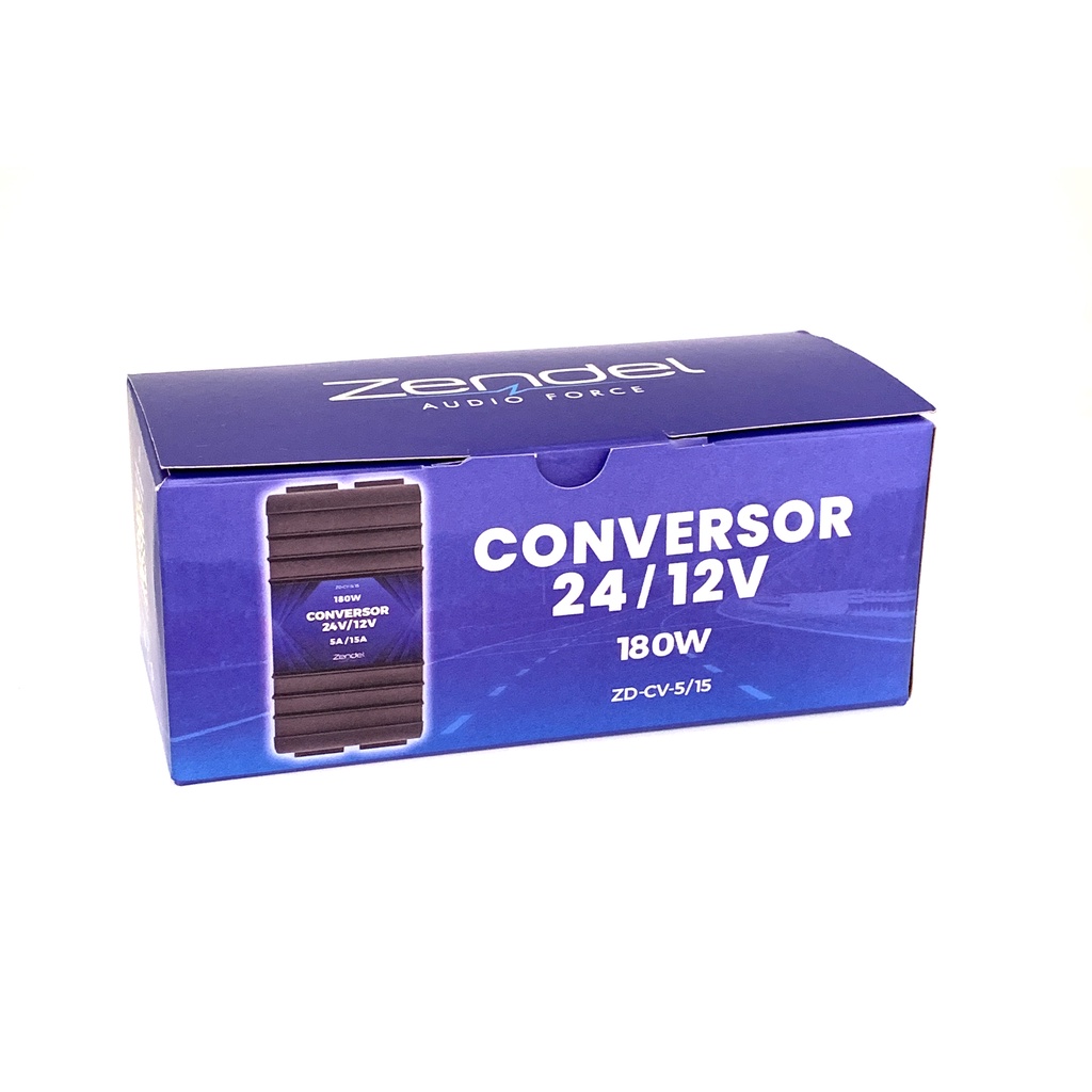 Conversor de Tensão 24/12V 180W Audio Force