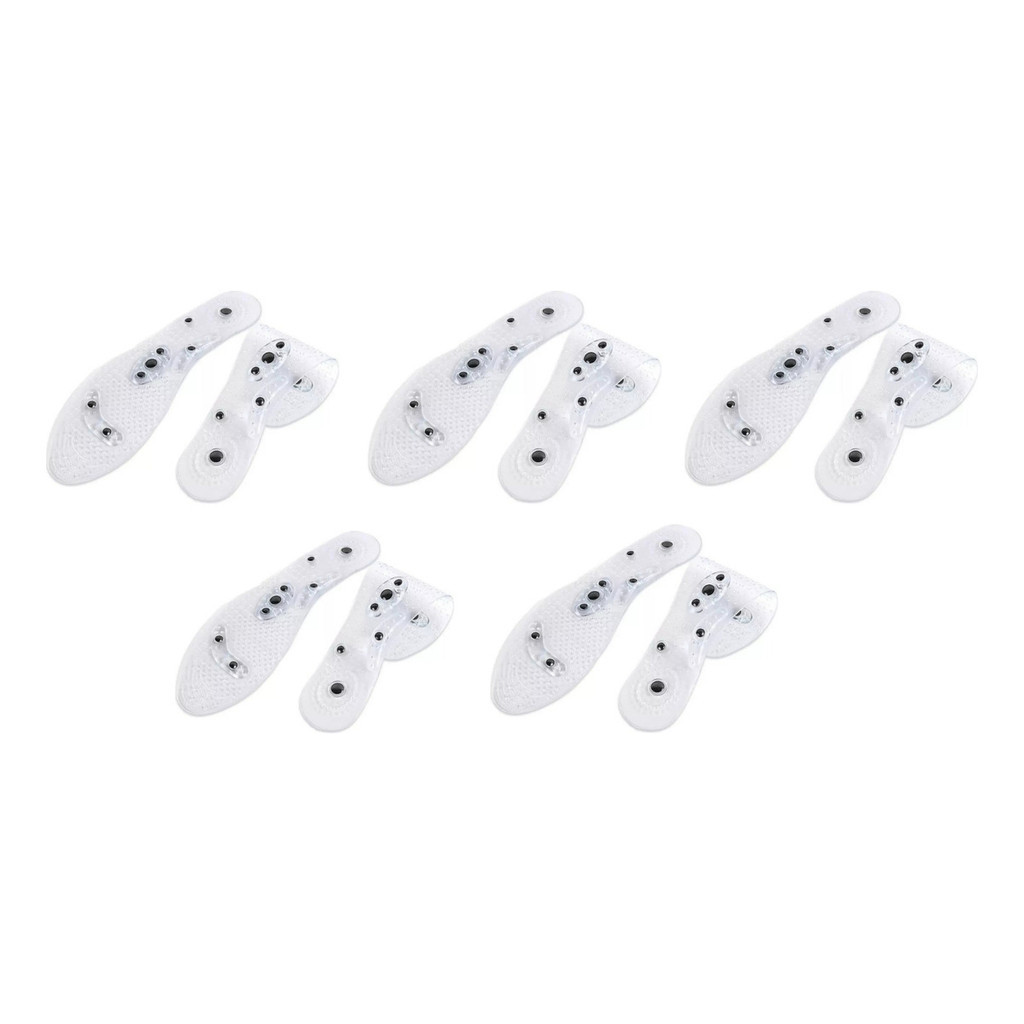 Kit 5 Pares Palmilha Magic Sole Emagrecimento Dores Estresse