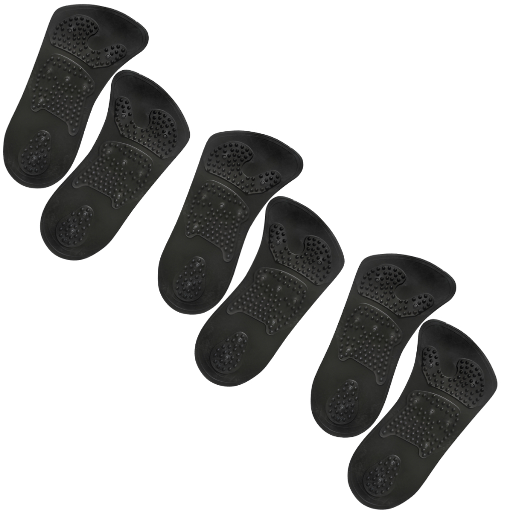 3 Pares Palmilhas De Acupressão - Original ( Modelo Magic sole magicsole )