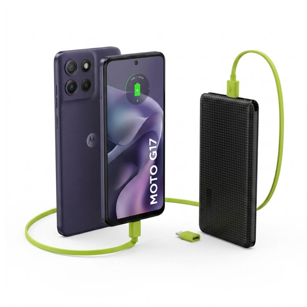 G17 256GB 12GB RAM NFC  Câmera 50MP DUAL SIM+ Powerbank Carregador Portatil 10000mAh