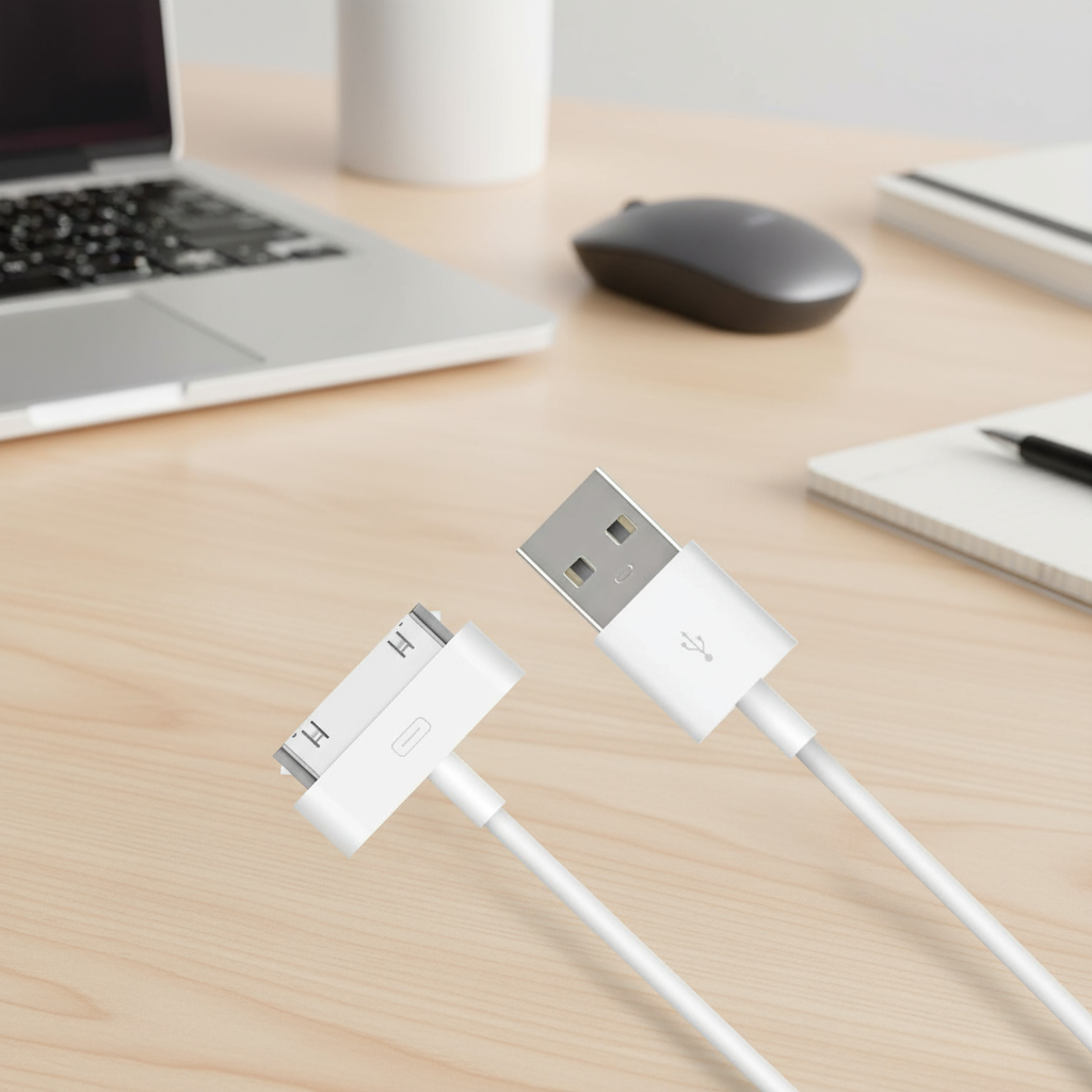 Cabo de carregamento e transferência de dados de 30 pinos para iPhone 4, 4s, 3G, 3GS, iPad 1, 2, 3, iPod Nano, Touch e