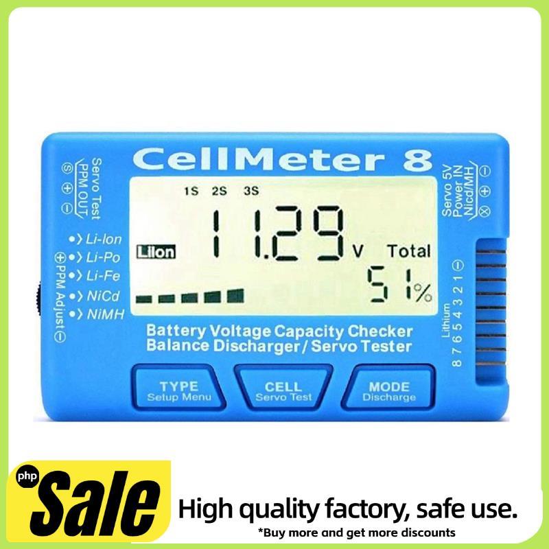 RC CellMeter-8 1-8S Medidor De Teste De Tensão De Capacidade Da Bateria Para LiPo Life Li-Ion NiMH Nicd Cell Meter