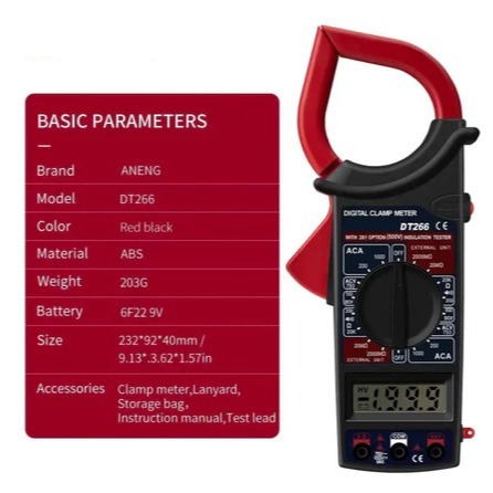 MEDIDOR DE AMPERAGEM CLAMP METER