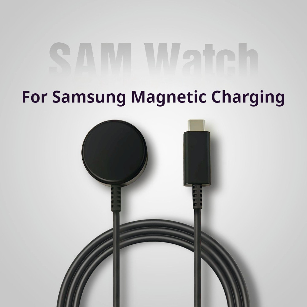 Cabo Carregador Magnético Sem Fio Para SAMSUNG Galaxy Watch8/7/6Classic/5 Pro 4/3/2Active USB-C Suporte De Carregamento