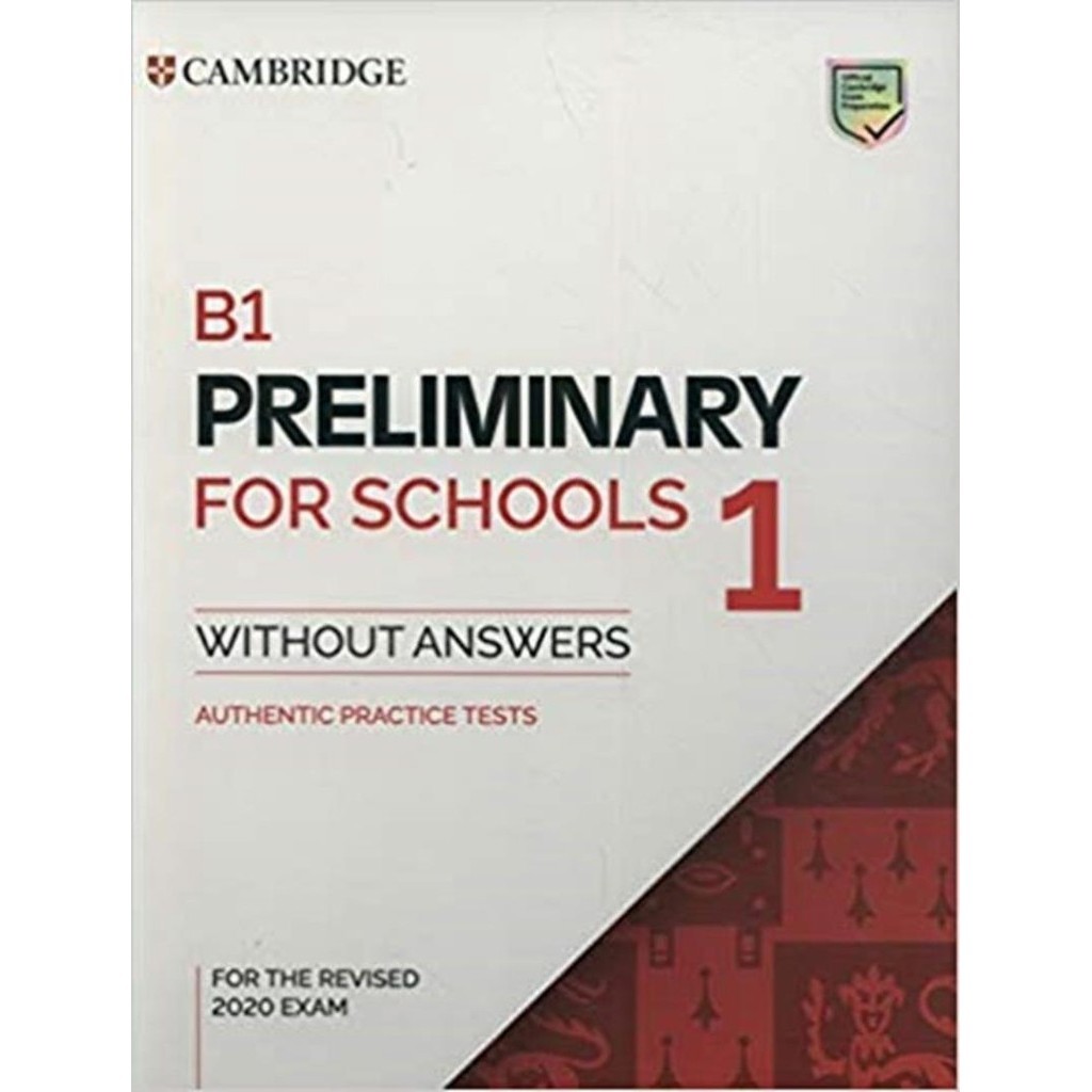 B1 Preliminary For Schools 1 Sb Without Answers The Revised 2020 Exam