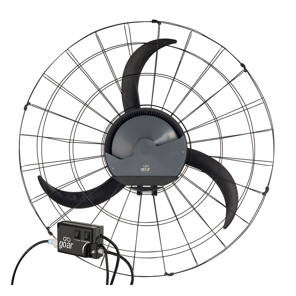 Climatizador de Ar de Parede 1 Metro Fixo 230W Preto Goar Atenas Master CL101F2 (220V)