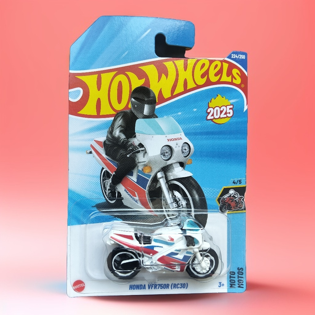 HONDA VFR750R (RC30) - Hot Wheels, Novo e Lacrado
