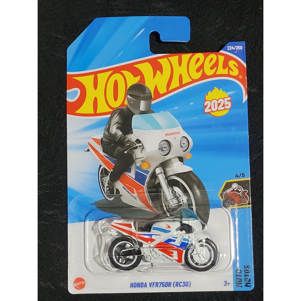 Hot Wheels Honda VFR750R (RC30) Moto Motos - Carrinho Coleção Miniatura 1/64 Lacrado