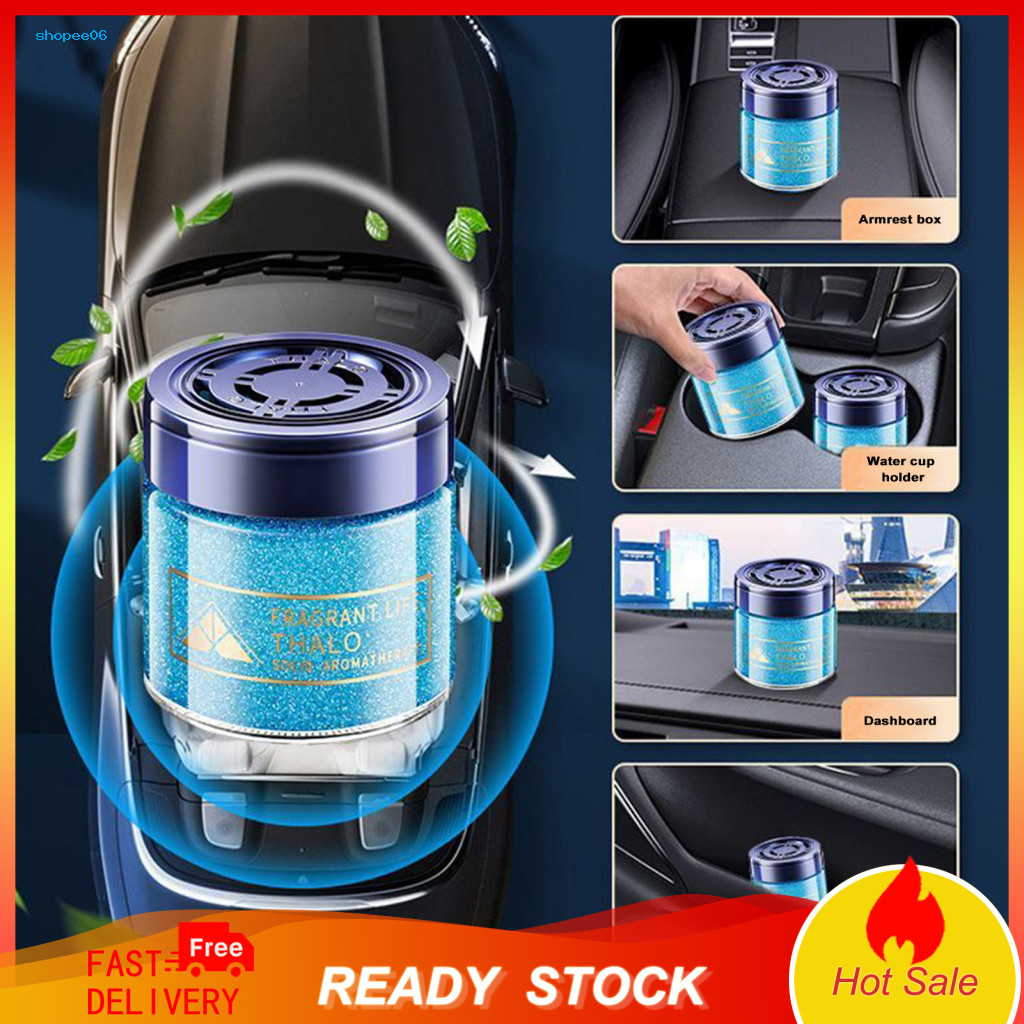 Auto Air Freshener Decoration Car Long-lasting Fragrance Capacity Solid Quicksand Aromatherapy Diffuser Multi-scent for