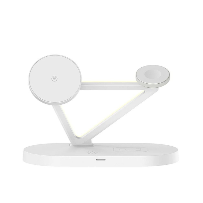 Lâmpada iWill 5 em 1 LED Multifuncional com Carregamento Wireless USB e Luz Ajustável