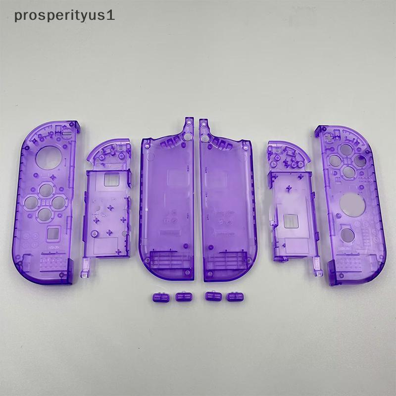 PRS Para Substituição Transparente Shell Cover SL SR Botões Switch NS Joy Con Controller TY