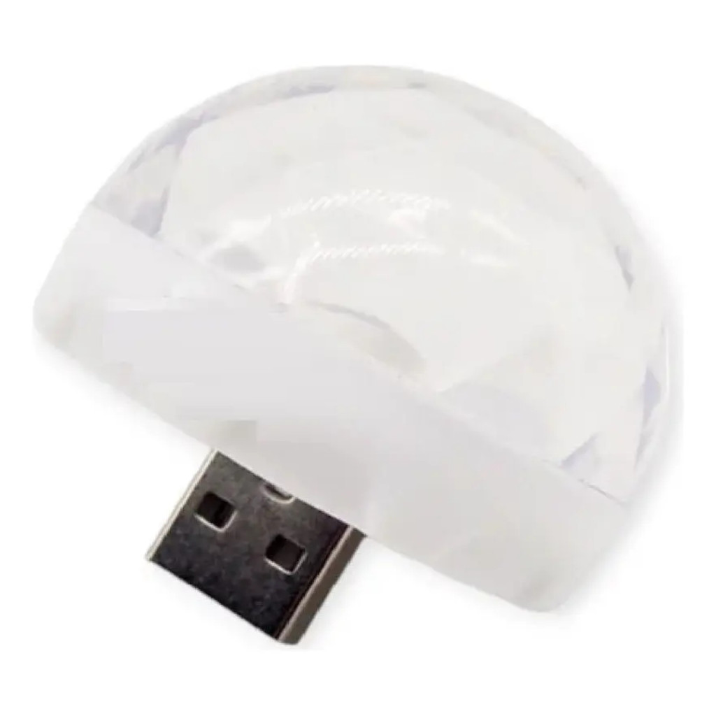 Luz Disco Portátil USB - Mini Bola LED Para Festa em Carro