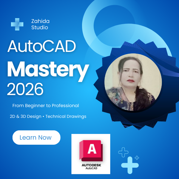 AutoCAD Mastery 2025 – From Beginner to Professional