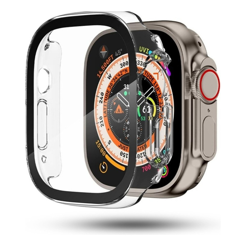 Capa Case Vidro Temperado Para Apple Watch Ultra 49mm