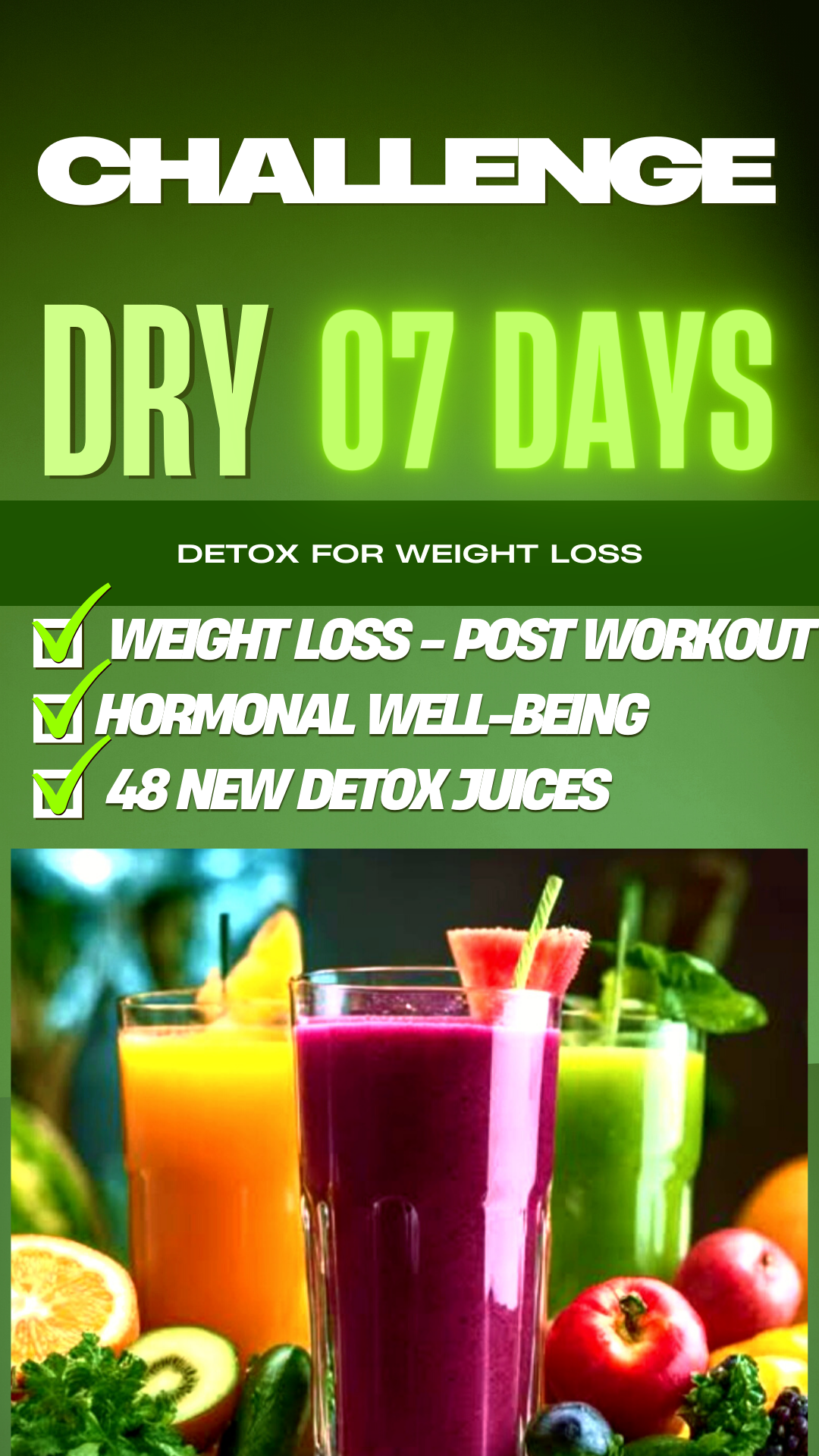 CHALLENGE DRY 07 DAYS