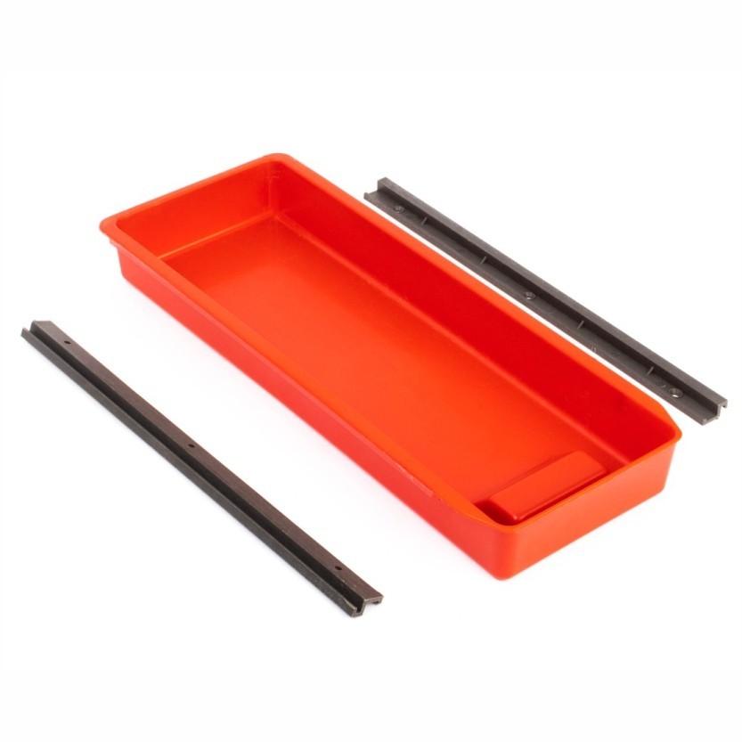 GAVETA COM TRILHOS PARA FIXAÇÃO NA MESA DA MÁQUINA DE COSTURA INDUSTRIAL - SUN SPECIAL