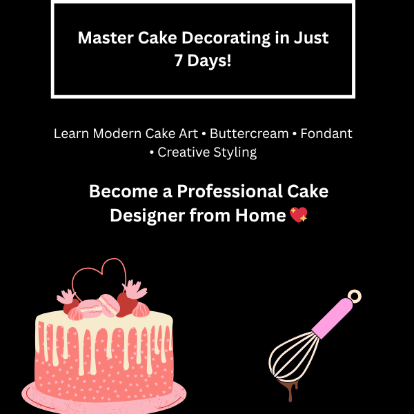 ???? Cake Design Week 2025 – Master Decorating in 7 Days