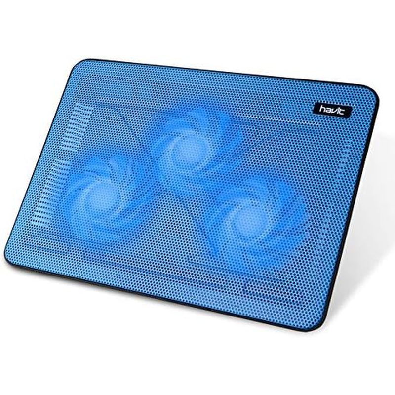 Havit HV-F2056 Almofada De Resfriamento Para Refrigerador De Laptop De 15.6 A 17 Polegadas-Fina Portátil Alimentada Por