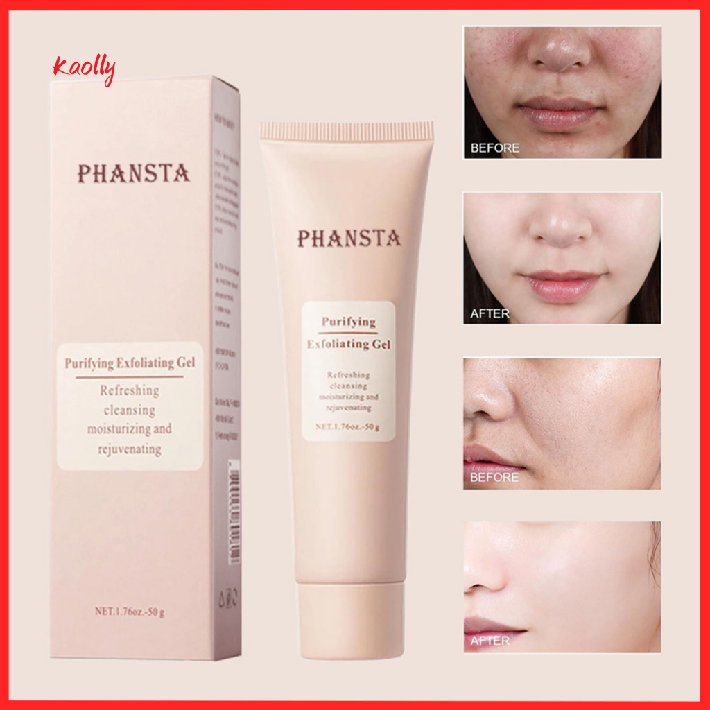 1/2/3/5 Pcs Purifying Exfoliating Gel for Face Body – Brightening Moisturizing Fade Dark Spots Smooth Skin Tone Anti-a