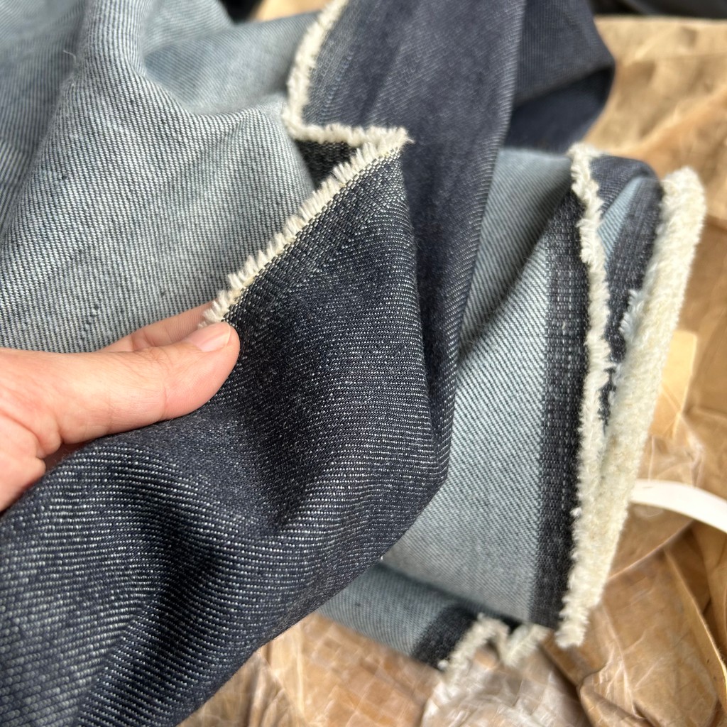 Japão importado todo algodão puro algodão 100 algodão engrossado quatro estações jaqueta Jeans calças casuais tecido car