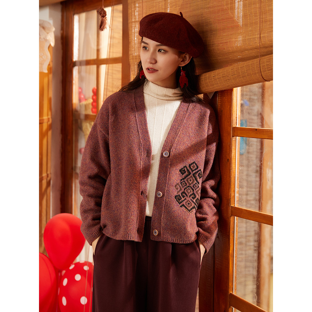 Esqueça a cidade Y615 assento/faísca estrela luta/inverno fio de alta qualidade fio vermelho íris camelo lã Jacquard Car