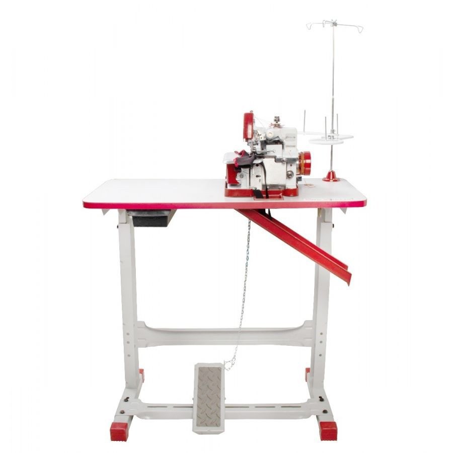 OVERLOQUE GN1  SEMI INDUSTRIAL SUN SPECIAL VERMELHA COM MESA