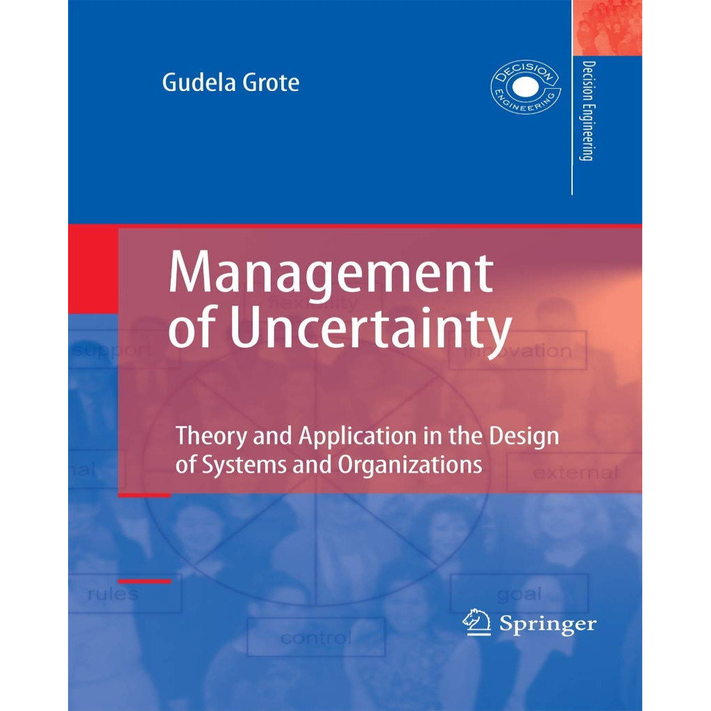 Management of Uncertainty - Theory and Application in the Design of Systems and Organizations autor Gudela Grote