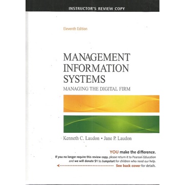 Management Information Systems - Managing The Digital Firm