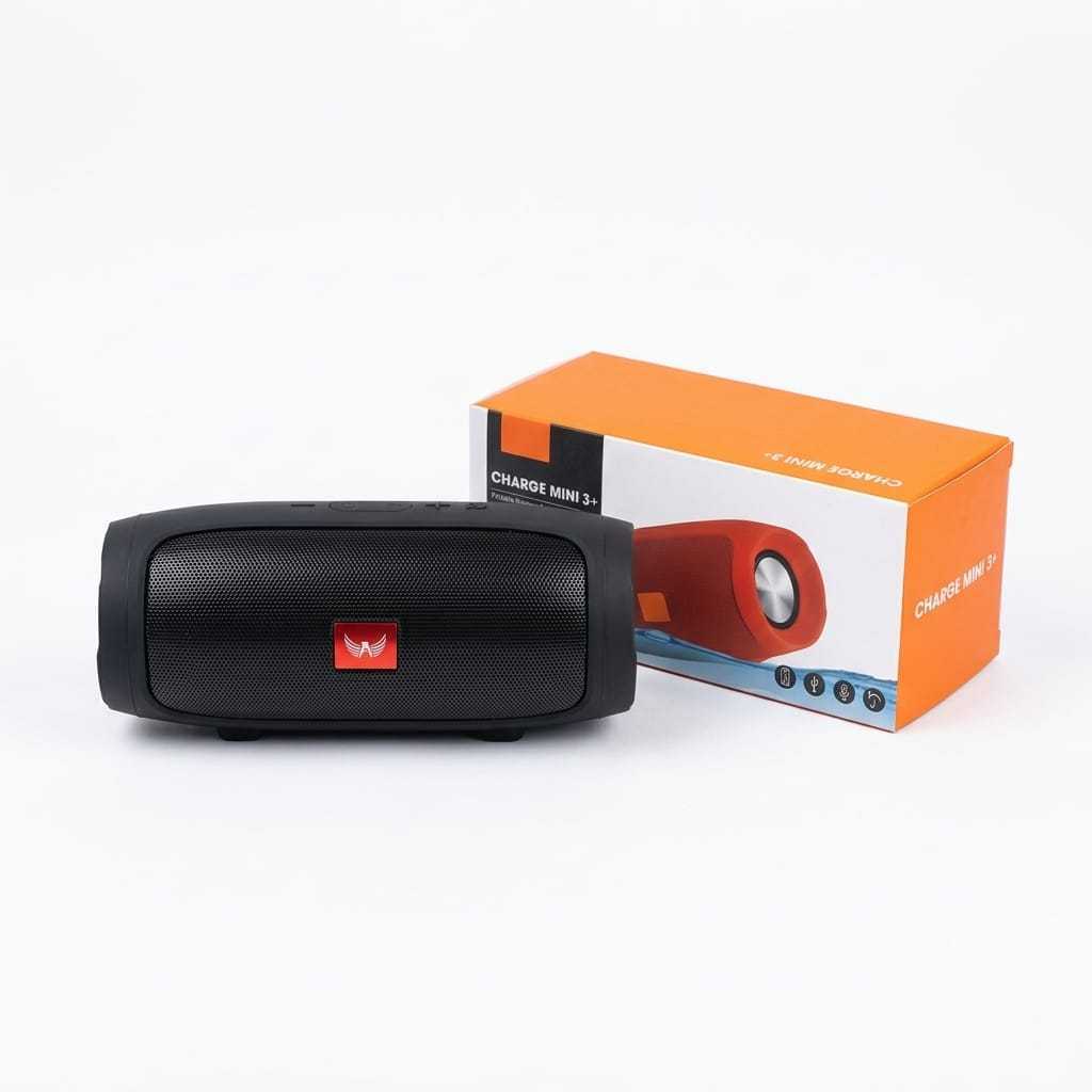 Mini Charge Som Poderoso, Design Moderno, Conexão Bluetooth